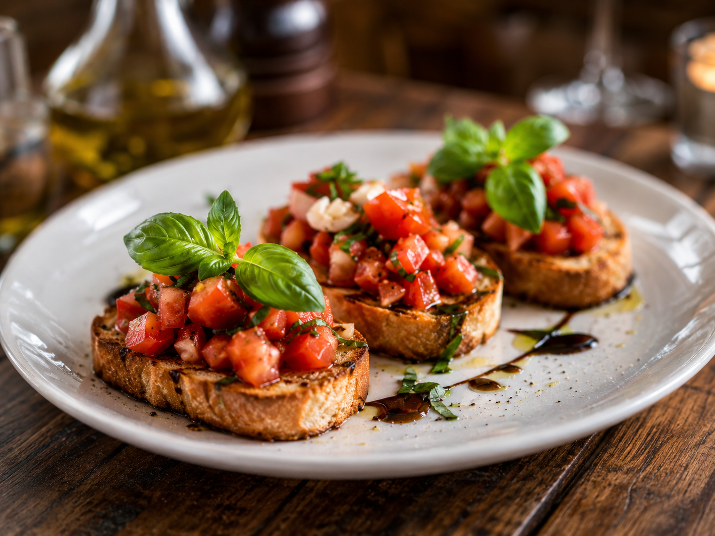 Bruschetta als Vorspeise
